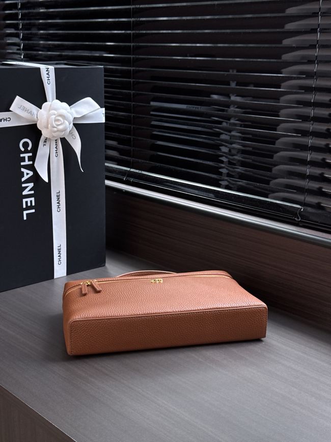 Chanel Large Vanity with chain AS6473 camel Chanel Large Vanity with chain AS6473 camel