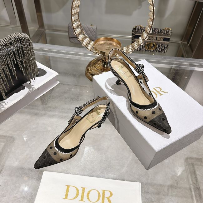 JAdior Slingback Pump Embroidered Plumetis CV642-1