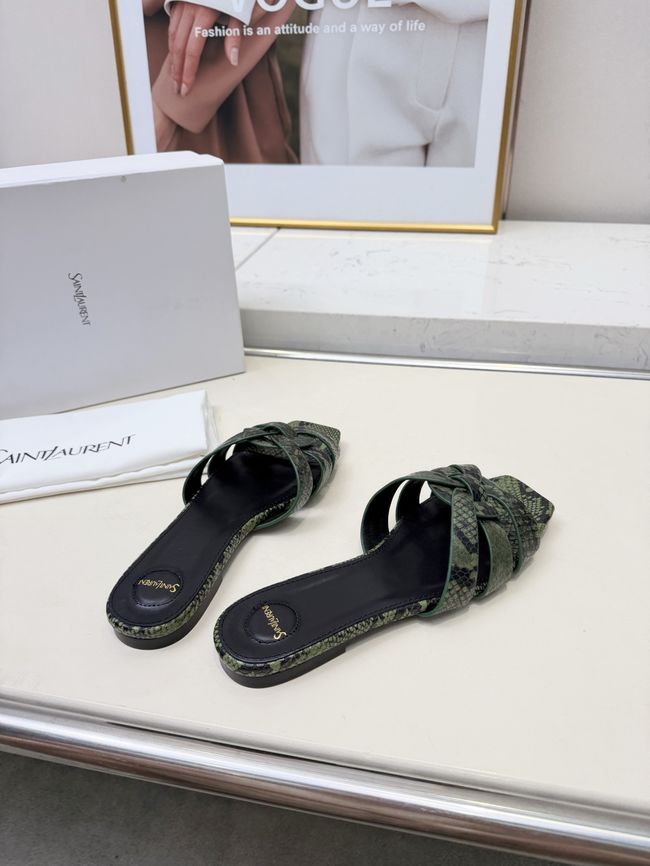 Saint Laurent tribute SANDALS in smooth leather 875936-9